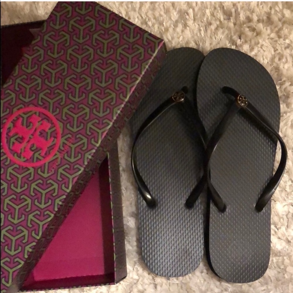 Tory Burch Flip Flops, Size 9